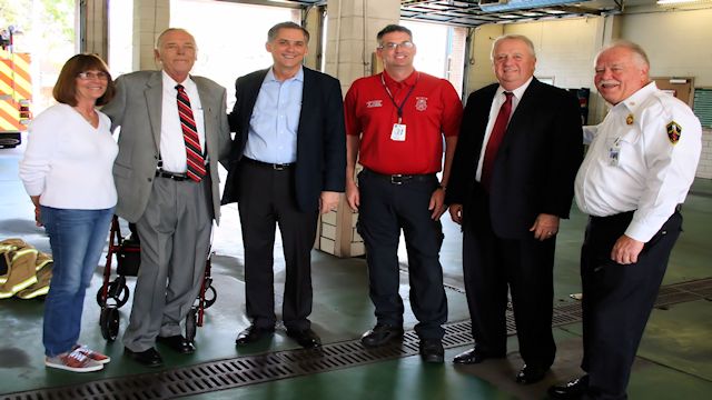 Congressman French Hill visits Central Fire Station 